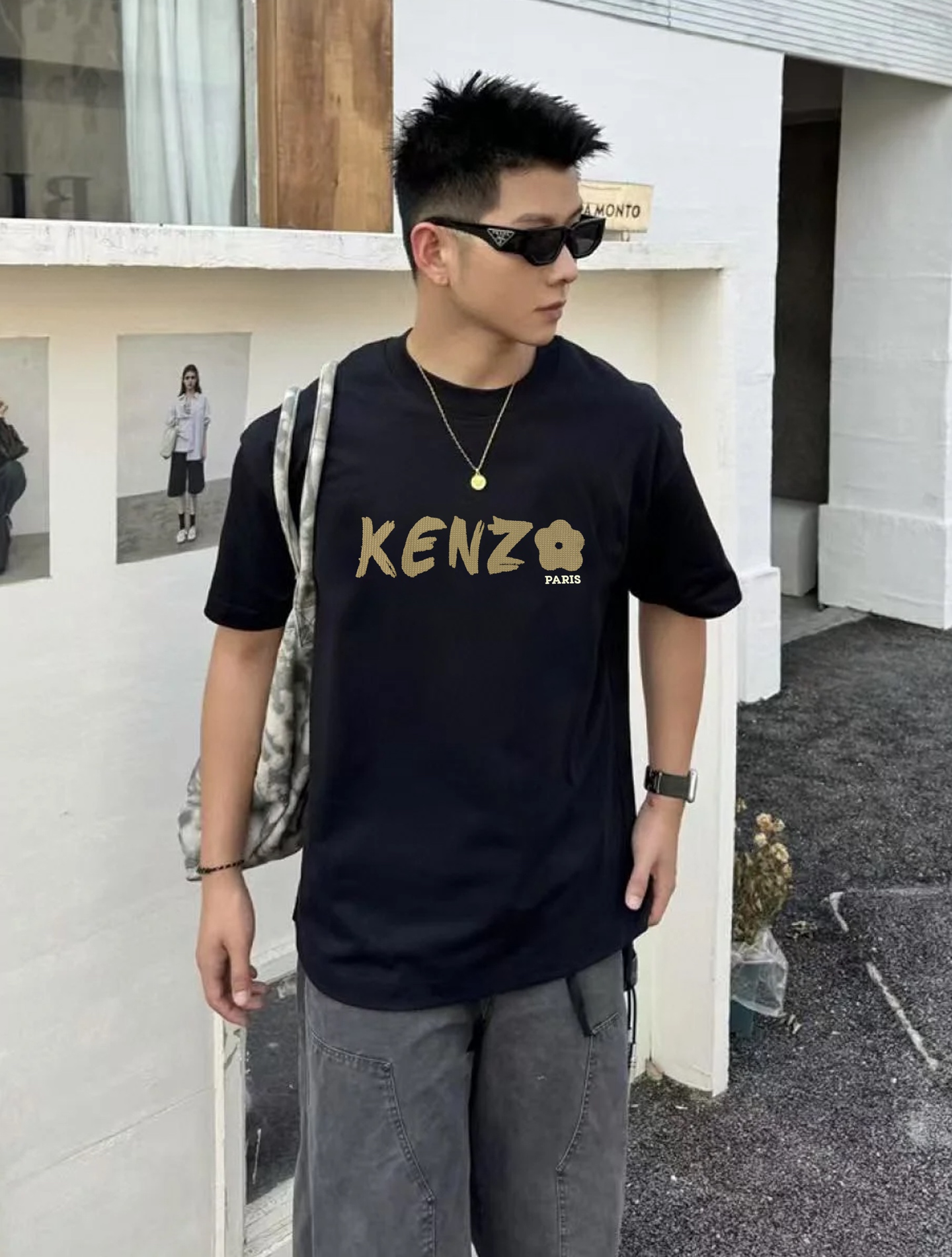 KENZ*高田*三新品潮牌T恤.男女同款～❤️最新短袖T恤，传承经典著作改良后的新品更加的具有立体感官，
