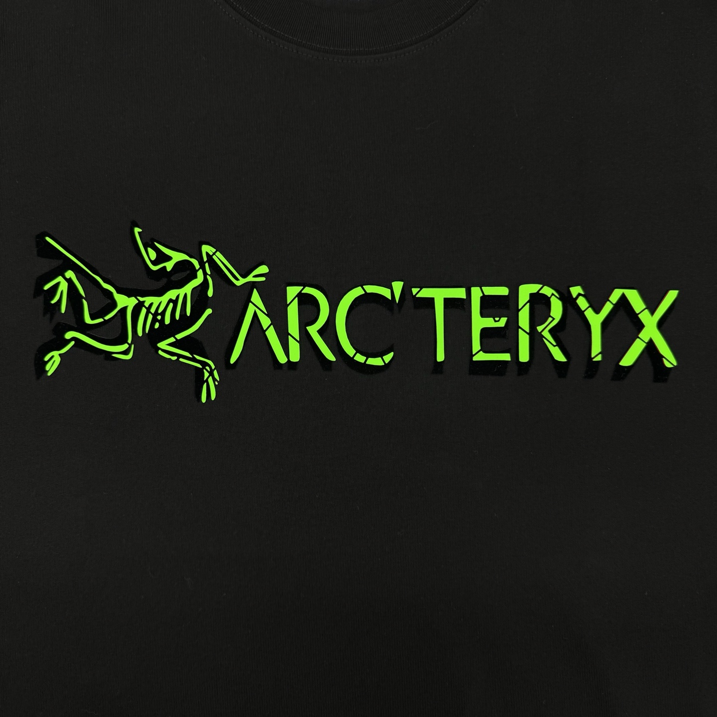 Arc'teryx始祖*鸟新款长袖T恤.高克重原单推荐.男女同款！小红书爆款推荐.胸前品牌字母图形撞色搭