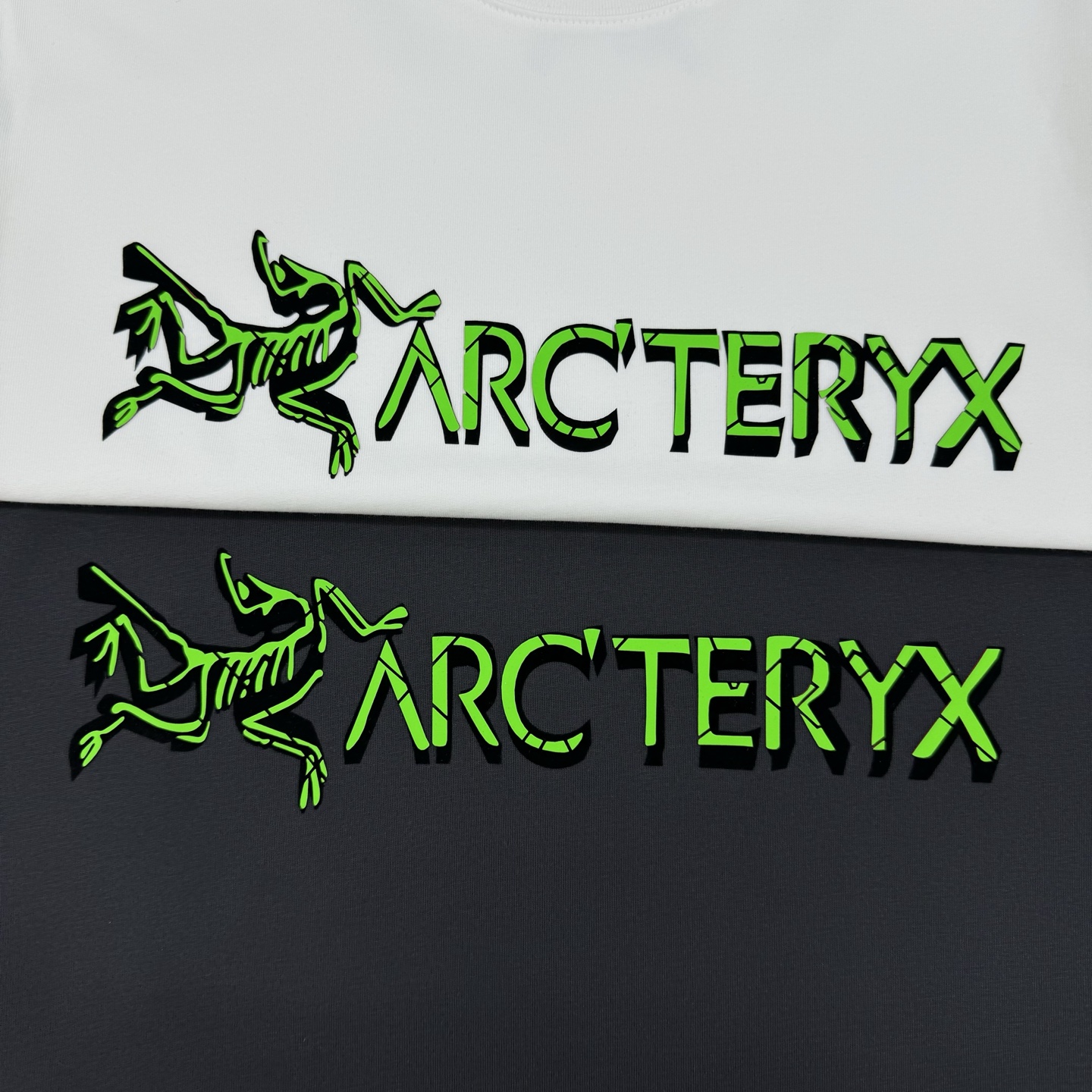 Arc'teryx始祖*鸟新款长袖T恤.高克重原单推荐.男女同款！小红书爆款推荐.胸前品牌字母图形撞色搭