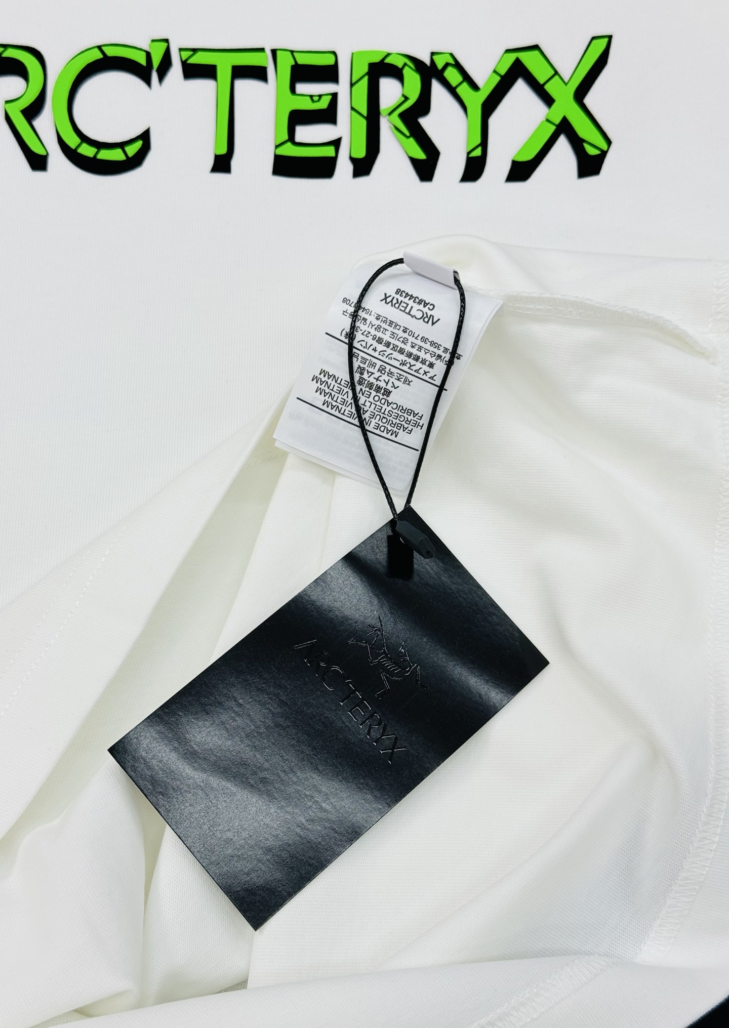 Arc'teryx始祖*鸟新款长袖T恤.高克重原单推荐.男女同款！小红书爆款推荐.胸前品牌字母图形撞色搭