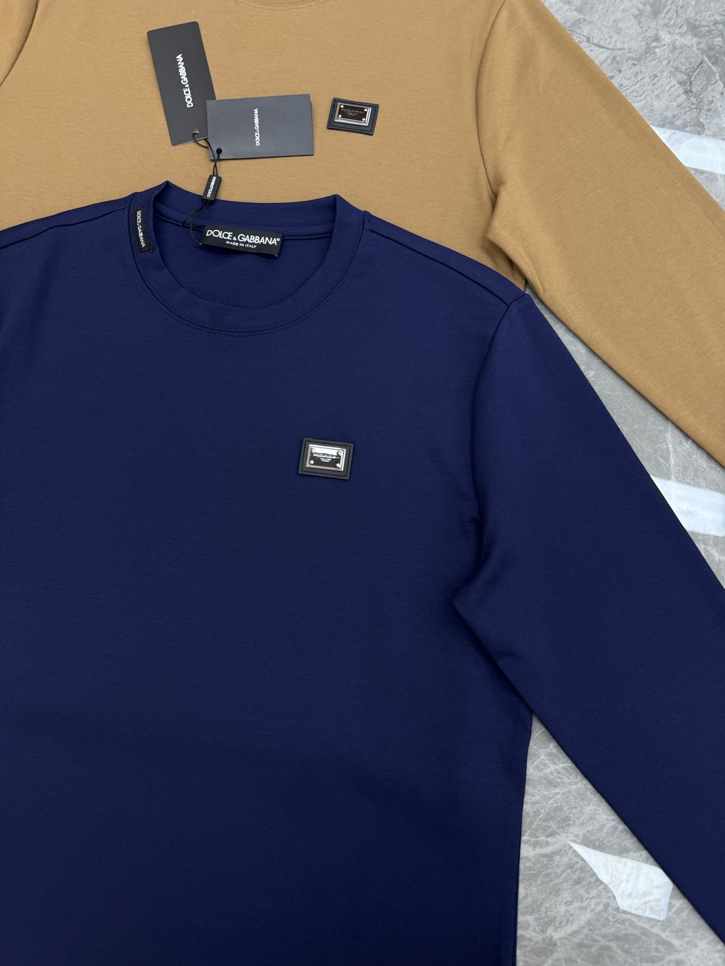 D&G*杜嘉班纳男士莫代尔长袖T恤❤️经典推荐！优选300g莫代尔棉.婴儿的触碰感觉，入手必定回购！！！