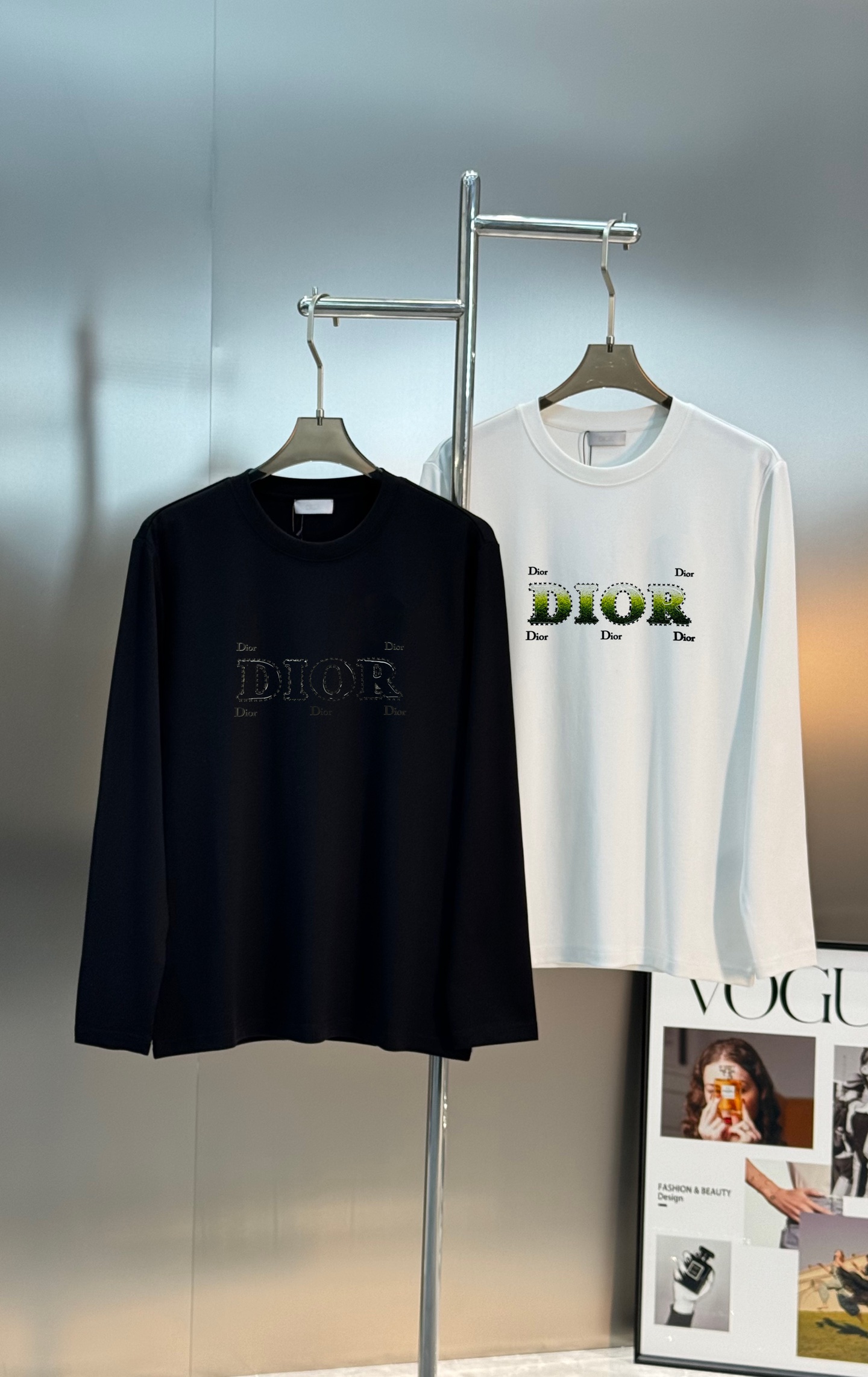 Dior迪奥新款莫代尔长袖T恤🆕焕新升级百搭基础款，贸易公司出品！！甄选优质有机300g莫代尔棉面料，透