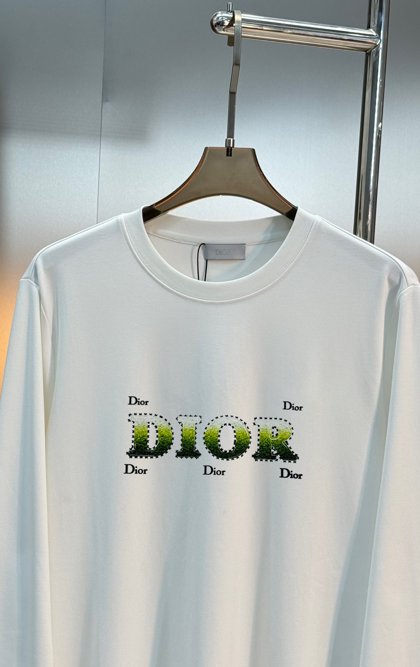Dior迪奥新款莫代尔长袖T恤🆕焕新升级百搭基础款，贸易公司出品！！甄选优质有机300g莫代尔棉面料，透