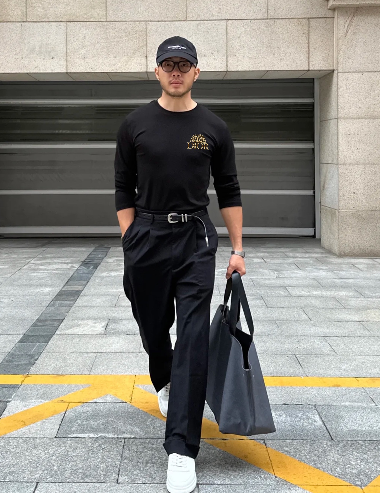 顶级颜值担当！Dior迪奥新款莫代尔长袖T恤❤️ 迪奥Dior Stone系列长袖T恤，背后撞色logo