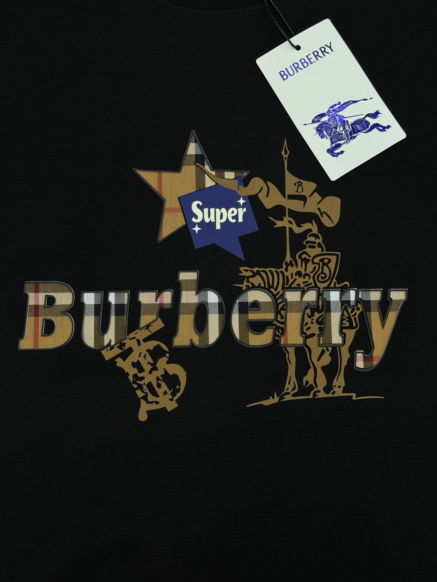 BBR*巴宝莉新款莫代尔T恤.焕新升级百搭基础款，贸易公司出品！！甄选优质有机300g莫代尔棉面料，质地