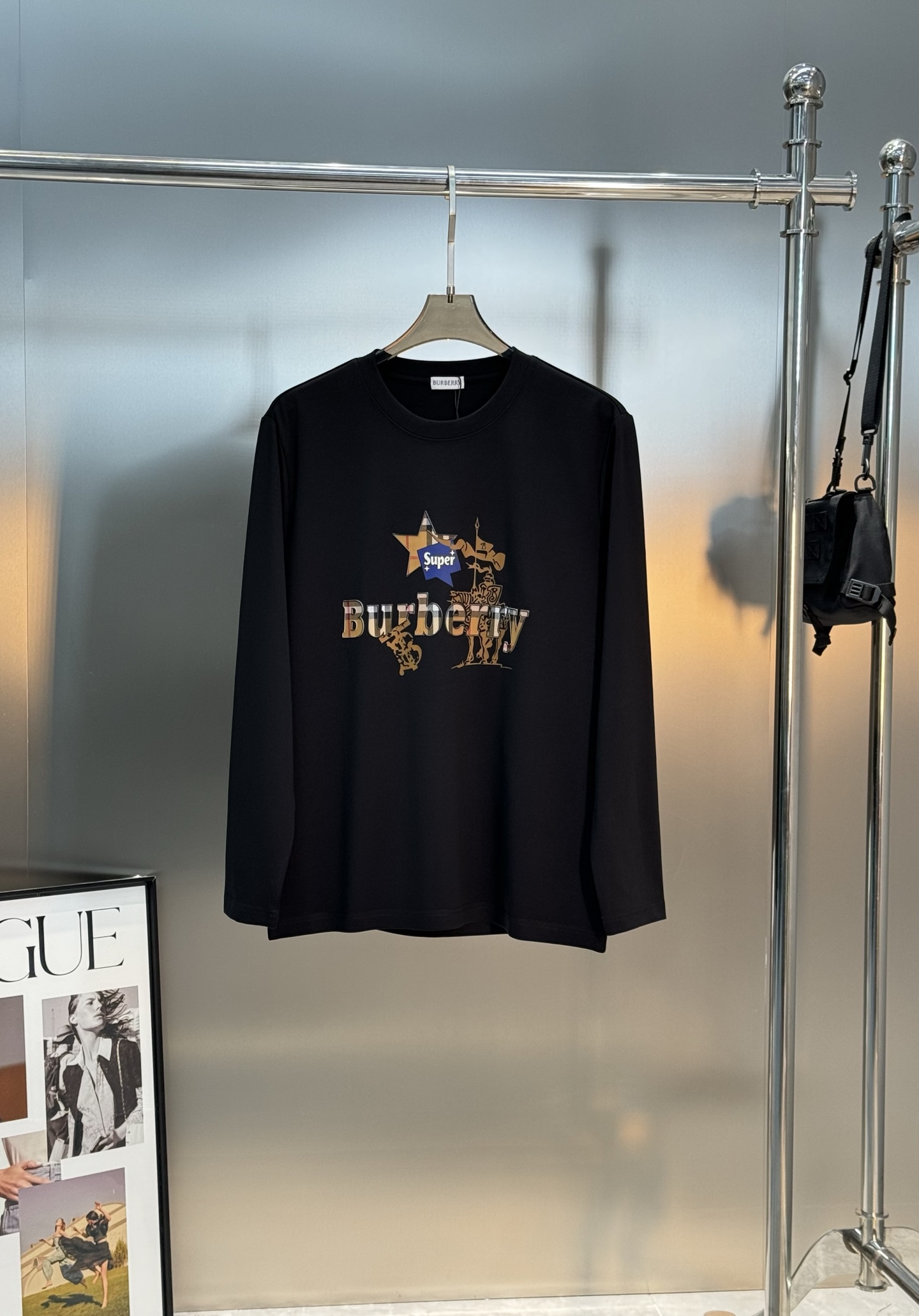 BBR*巴宝莉新款莫代尔T恤.焕新升级百搭基础款，贸易公司出品！！甄选优质有机300g莫代尔棉面料，质地