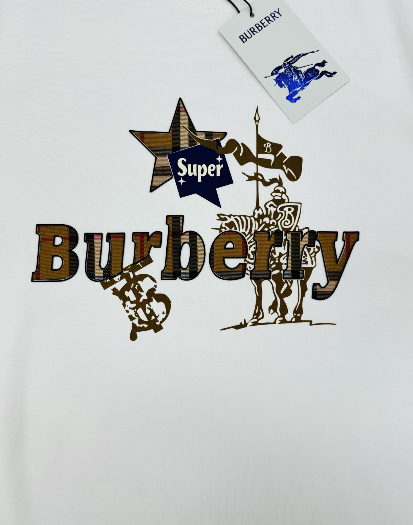 BBR*巴宝莉新款莫代尔T恤.焕新升级百搭基础款，贸易公司出品！！甄选优质有机300g莫代尔棉面料，质地