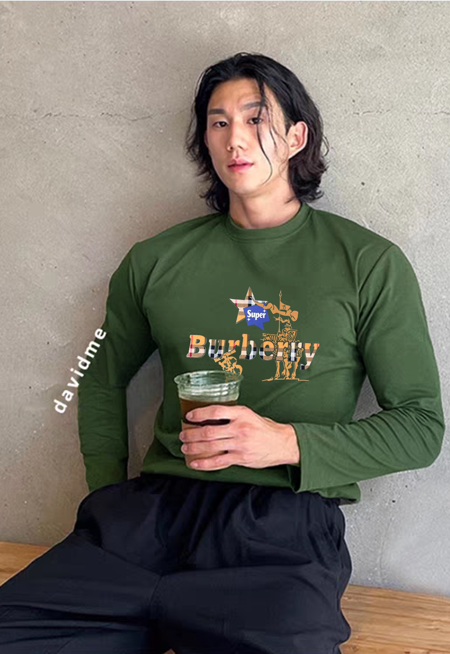 BBR*巴宝莉新款莫代尔T恤.焕新升级百搭基础款，贸易公司出品！！甄选优质有机300g莫代尔棉面料，质地