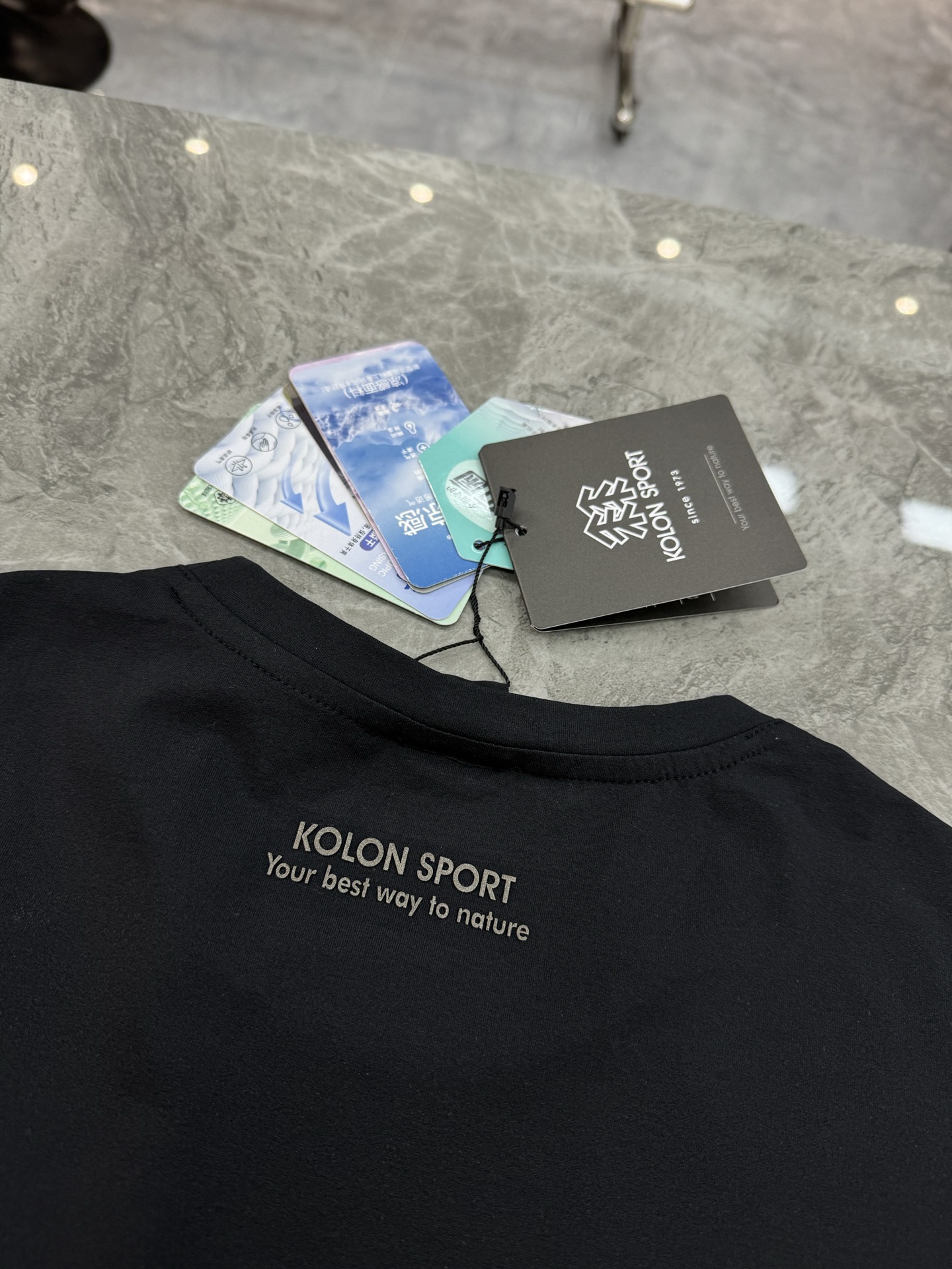 懂货的入手！ Kolon SPort 可隆户外新款T恤.原单货推荐❤️可成套搭配.常规版型户外T恤.立体