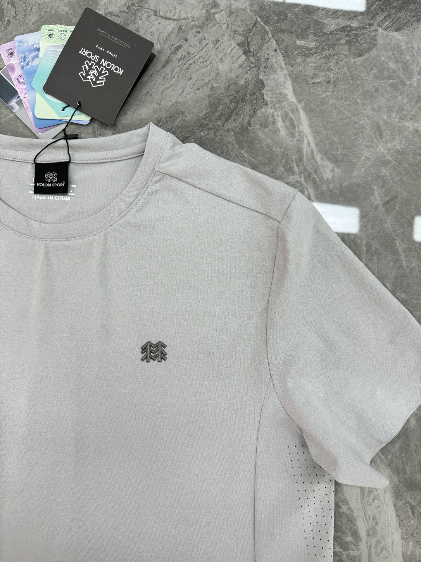 懂货的入手！ Kolon SPort 可隆户外新款T恤.原单货推荐❤️可成套搭配.常规版型户外T恤.立体
