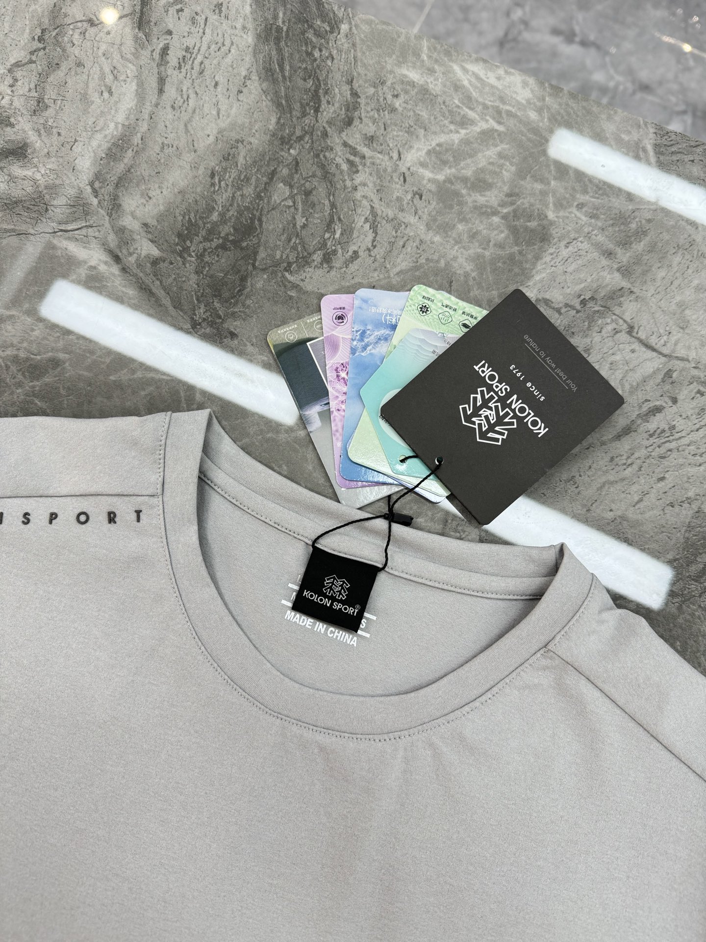 懂货的入手！ Kolon SPort 可隆户外新款T恤.原单货推荐❤️可成套搭配.常规版型户外T恤.立体