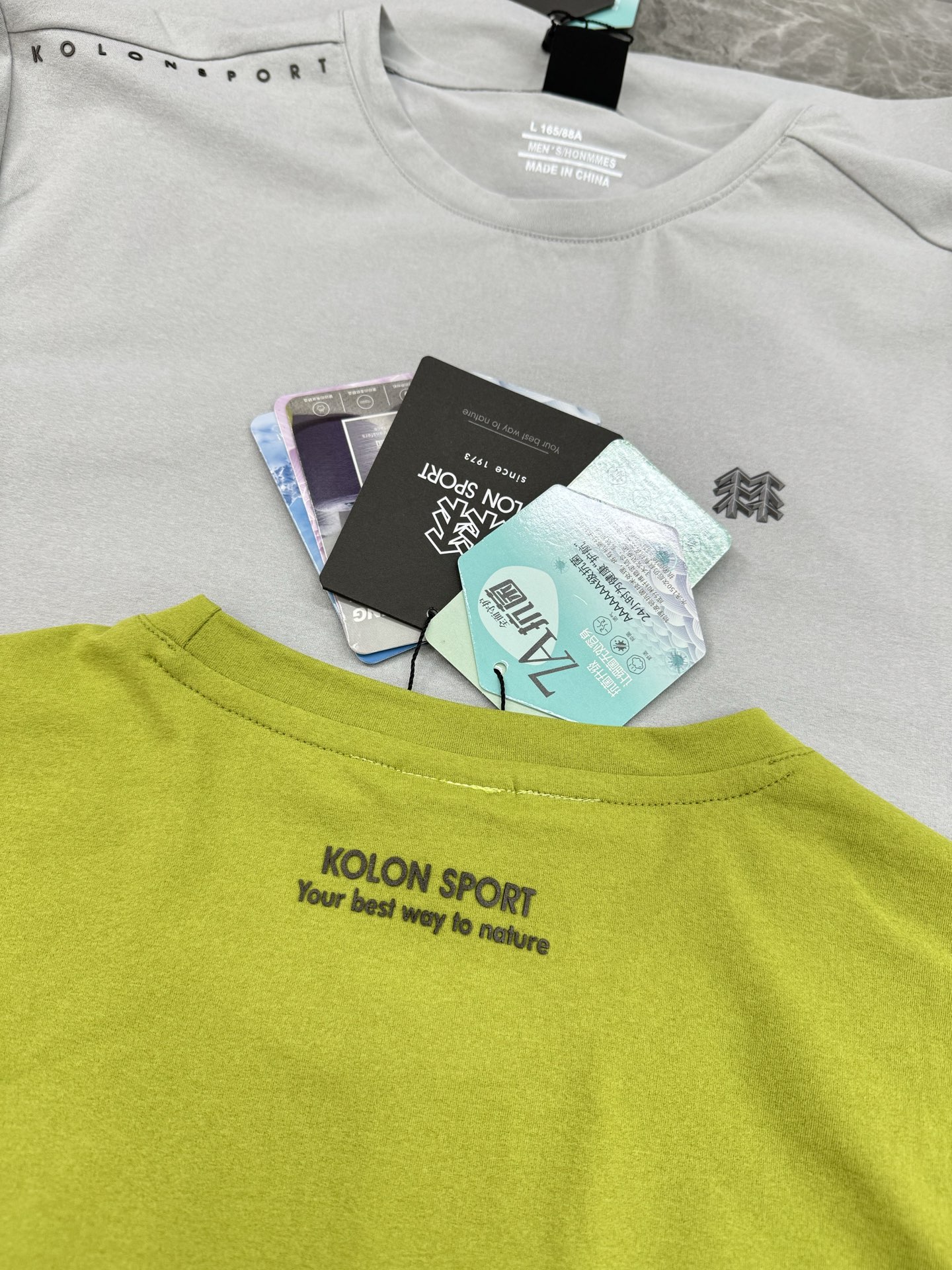 懂货的入手！ Kolon SPort 可隆户外新款T恤.原单货推荐❤️可成套搭配.常规版型户外T恤.立体