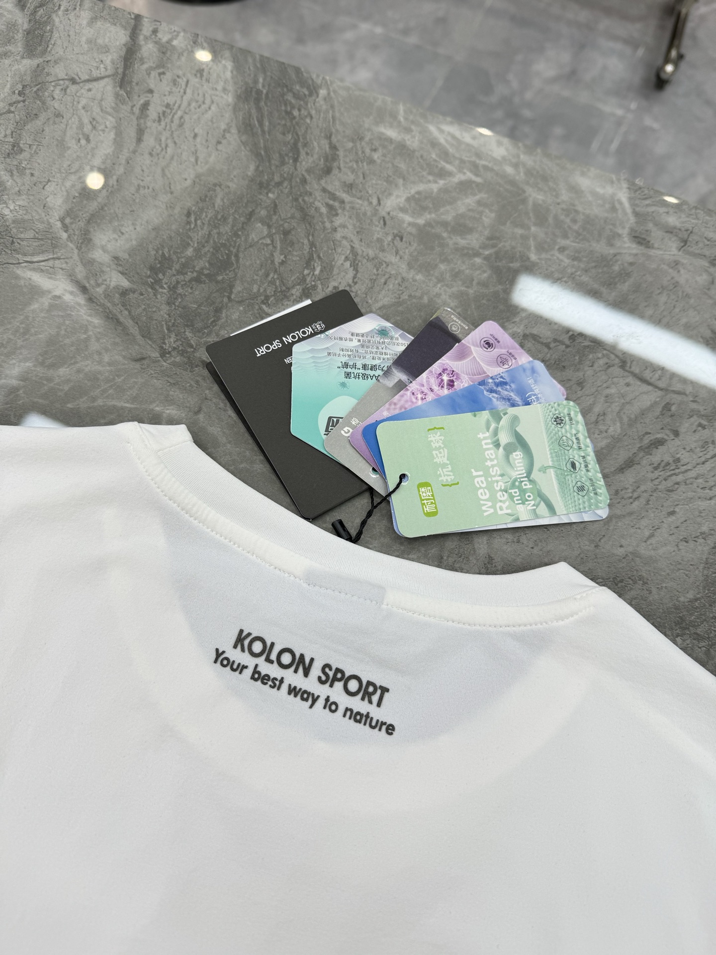 懂货的入手！ Kolon SPort 可隆户外新款T恤.原单货推荐❤️可成套搭配.常规版型户外T恤.立体