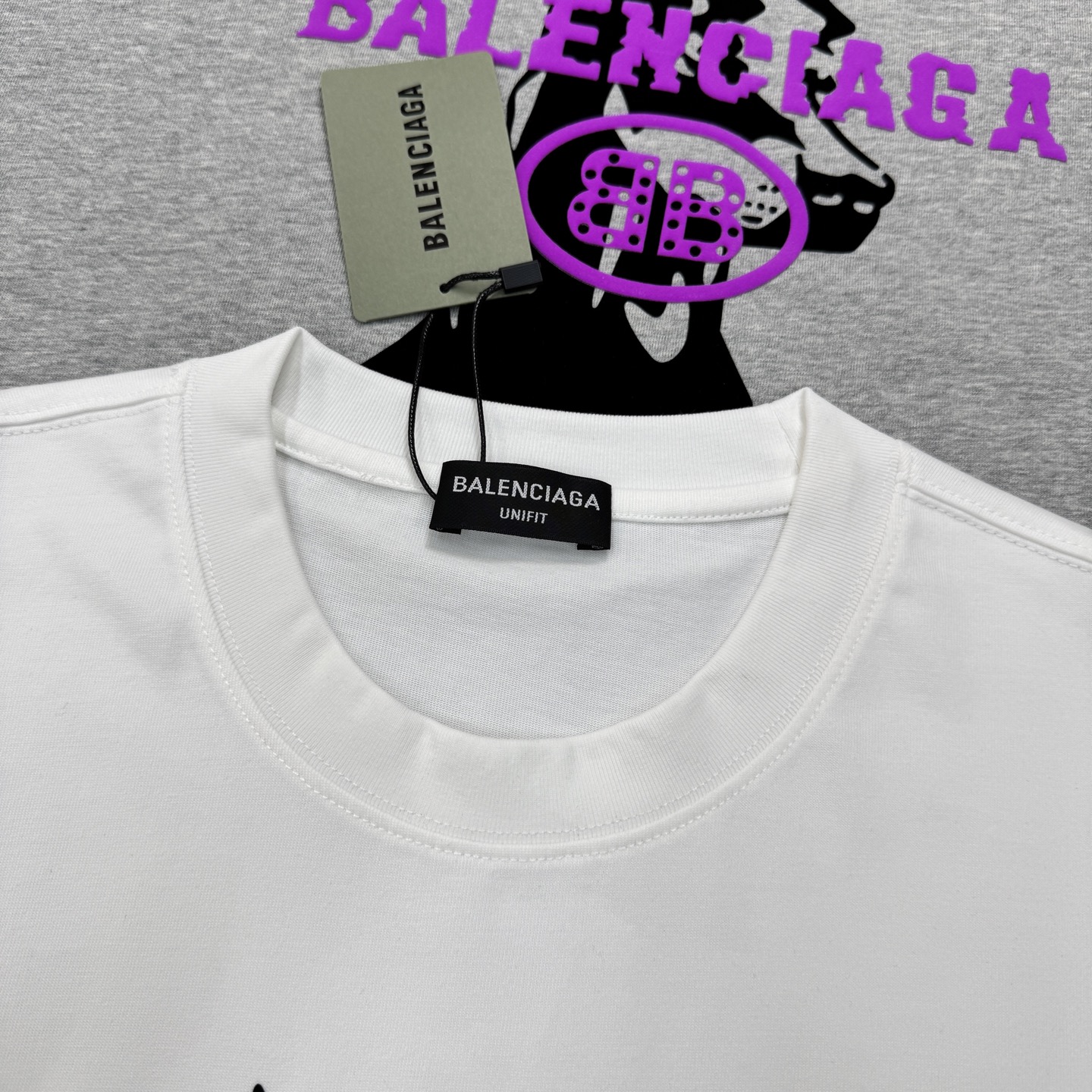 Balenciaga巴黎世家新款潮牌T.男女同款❤️新款狗头印花T恤，高克重280g纯棉材质，舒适透气，