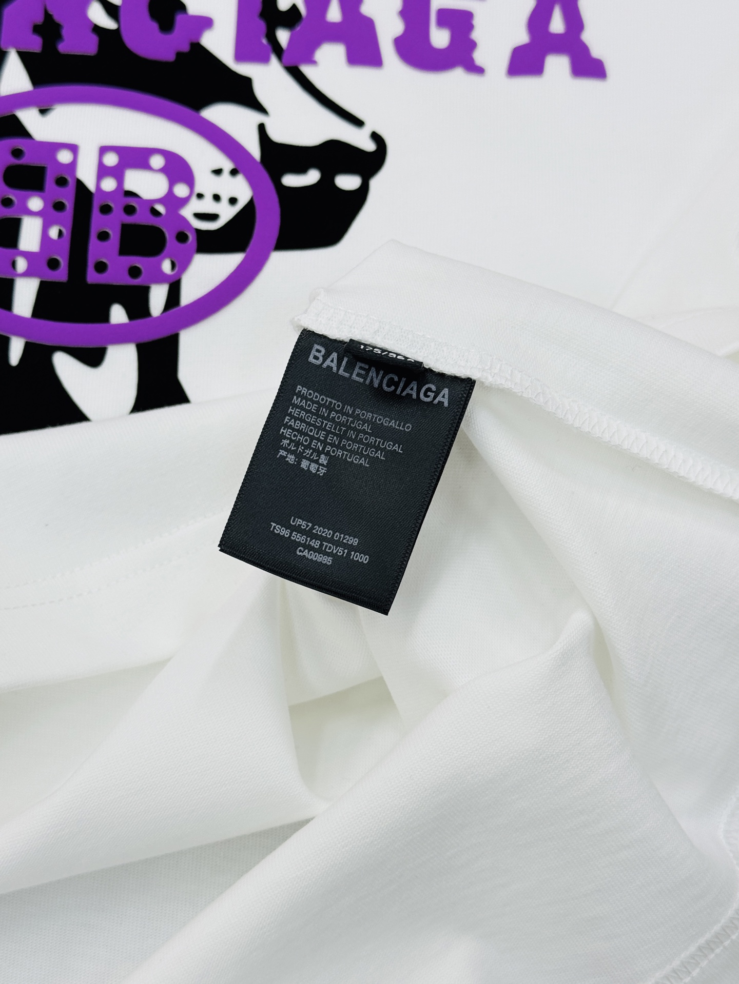 Balenciaga巴黎世家新款潮牌T.男女同款❤️新款狗头印花T恤，高克重280g纯棉材质，舒适透气，