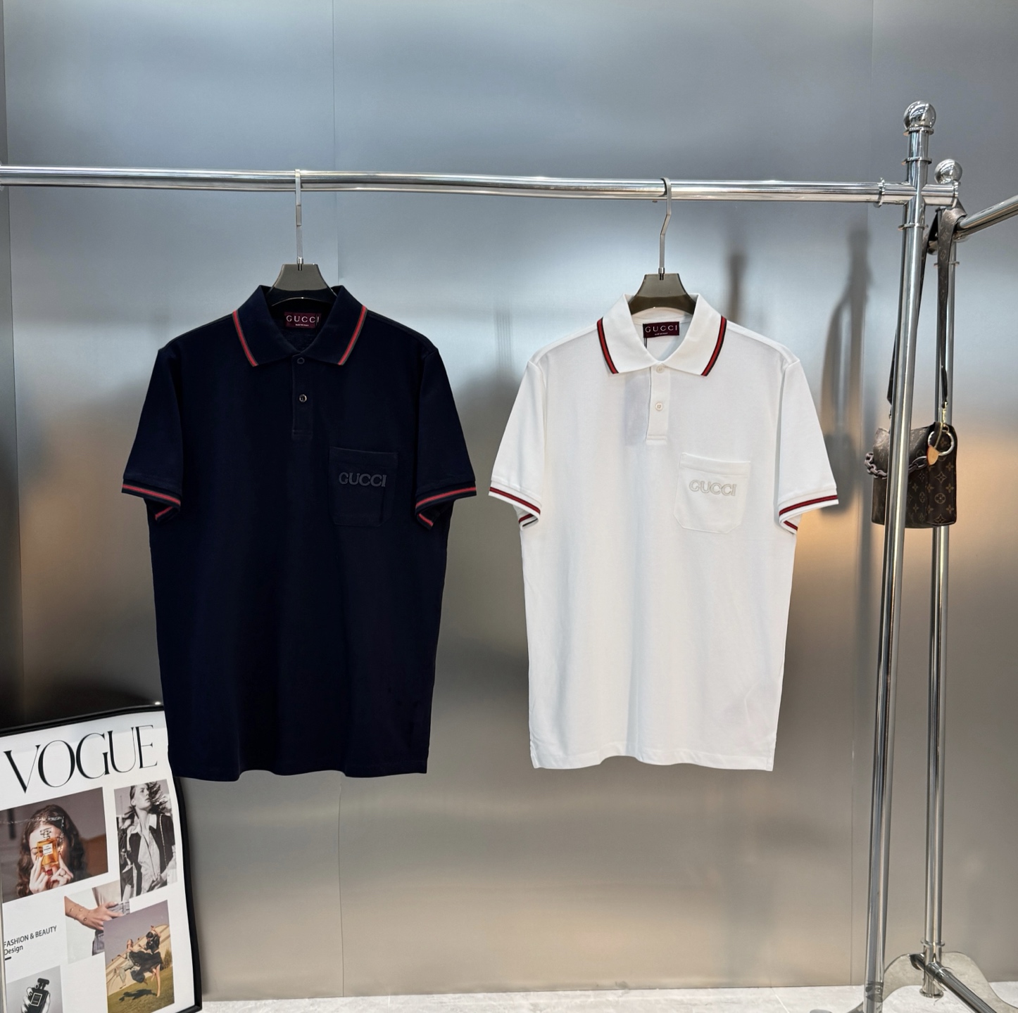 Gucci古奇织带Polo衫，采用高支精梳棉，柔软透气，夏天穿超舒服！红绿织带+马衔扣元素，复古又时髦✨