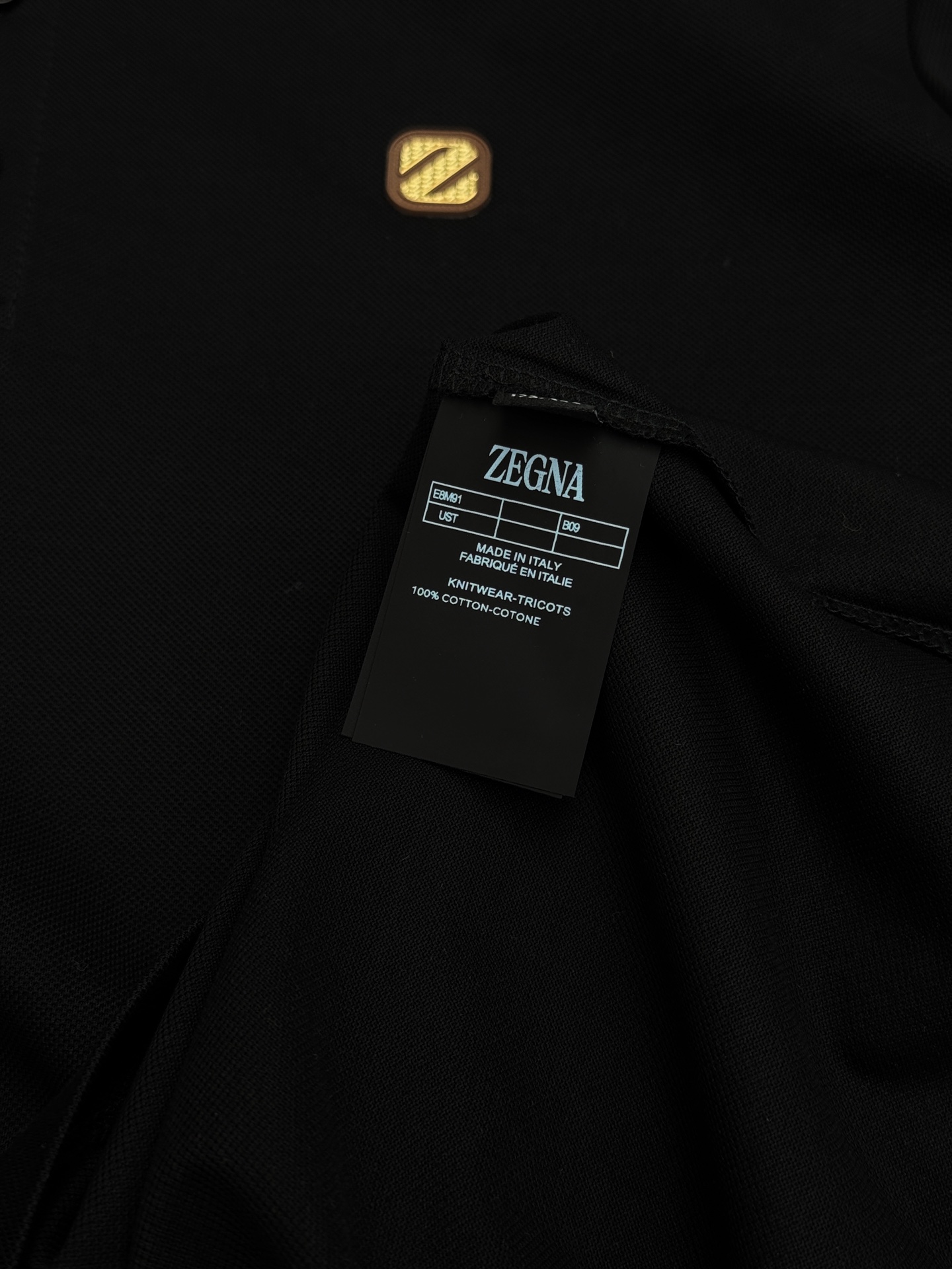 Zegna杰尼亚新品男士Polo衫，经典翻领设计，简约大方，左胸品牌logo超有辨识度.高品质双丝光珠地棉料，柔软透气，