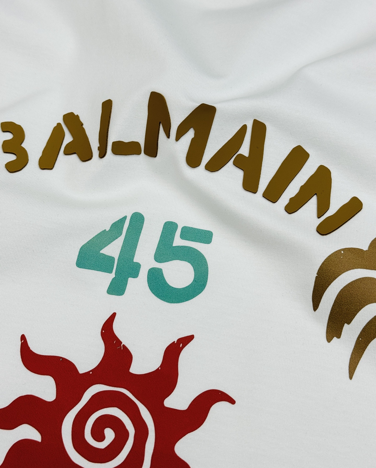 BALMAINI*巴尔曼26s夏季新款丝光棉T恤.客供优质190g丝光棉布制成，机织技术.相比于普通面料更加富有质感..