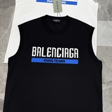 Balenciaga巴黎世家Paris Teams系列无袖背心,黑白两色可选,超舒适凉爽冰棉材质,穿着舒 Balenciaga巴黎世家Paris Teams系列无袖背心,黑白两色可选,超舒适凉爽冰棉材质,穿着舒