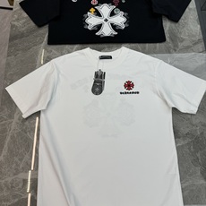 Chrome Hearts克罗心 2026ss新品高品质情侣短袖T恤,高克重260g纯棉T恤,前后精美刺绣🪡工艺品级别, Chrome Hearts克罗心 2026ss新品高品质情侣短袖T恤,高克重260g纯棉T恤,前后精美刺绣🪡工艺品级别,