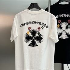 Chrome Hearts克罗心 2026ss新品高品质情侣短袖T恤,高克重260g纯棉T恤,前后精美刺绣🪡工艺品级别, Chrome Hearts克罗心 2026ss新品高品质情侣短袖T恤,高克重260g纯棉T恤,前后精美刺绣🪡工艺品级别,
