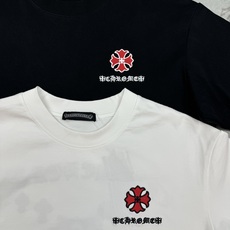 Chrome Hearts克罗心 2026ss新品高品质情侣短袖T恤,高克重260g纯棉T恤,前后精美刺绣🪡工艺品级别, Chrome Hearts克罗心 2026ss新品高品质情侣短袖T恤,高克重260g纯棉T恤,前后精美刺绣🪡工艺品级别,