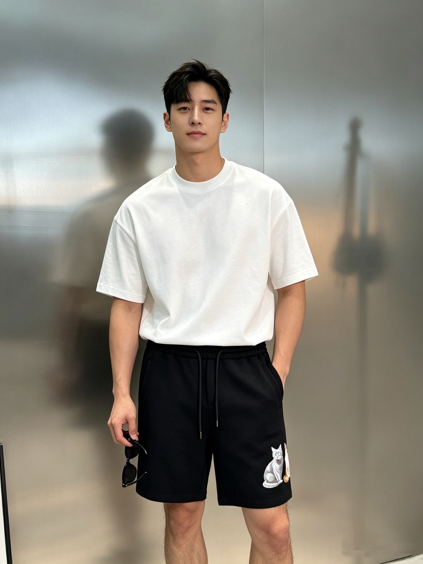NO:930106,Givench*Givenchy's new three-quarter shorts. The cat on the chest and the small signature Givenchy logo are processed by high-temperature heat transfer. It is made of high-end nylon fabric. It is a metal wire fabric. It has anti-wrinkle and wear-resistant properties. It is moisture-absorbent and breathable!  High-end and quality!  Soft and comfortable after soaking in water!  !  The drawstring can be used to adjust the elasticity of your body to create a natural and slim fit, making you energetic and youthful!  !  The upper body of the pants is particularly slim and tolerant. It has all three standards. It is comfortable and soft. It is wide and stylish!  Color Black. White. Dark blue. Size M-3XL/29-36 Fitted version (S and 4XL can be customized)/145 catties Recommended L,,givenchy,givenchy,shorts,19860909Givench*纪梵希新款五分短裤.胸前猫咪和小号签名式Givenchy logo高温烫画工艺. 采用高端锦棉面料.属于金属丝面料.具有防皱耐磨特性.吸湿和透气性！高档有质感！ 水冼后柔软舒适！！抽绳松紧调节自然修身得体,活力青春！！其裤上身特别修整身型,包容性强.三标齐.舒适柔软.挺阔有型！颜色黑色.白色.深蓝.码数M-3XL/29-36合身版型（S和4XL可定做）/145斤建议L,,givenchy,givenchy,shorts,,Men's clothing