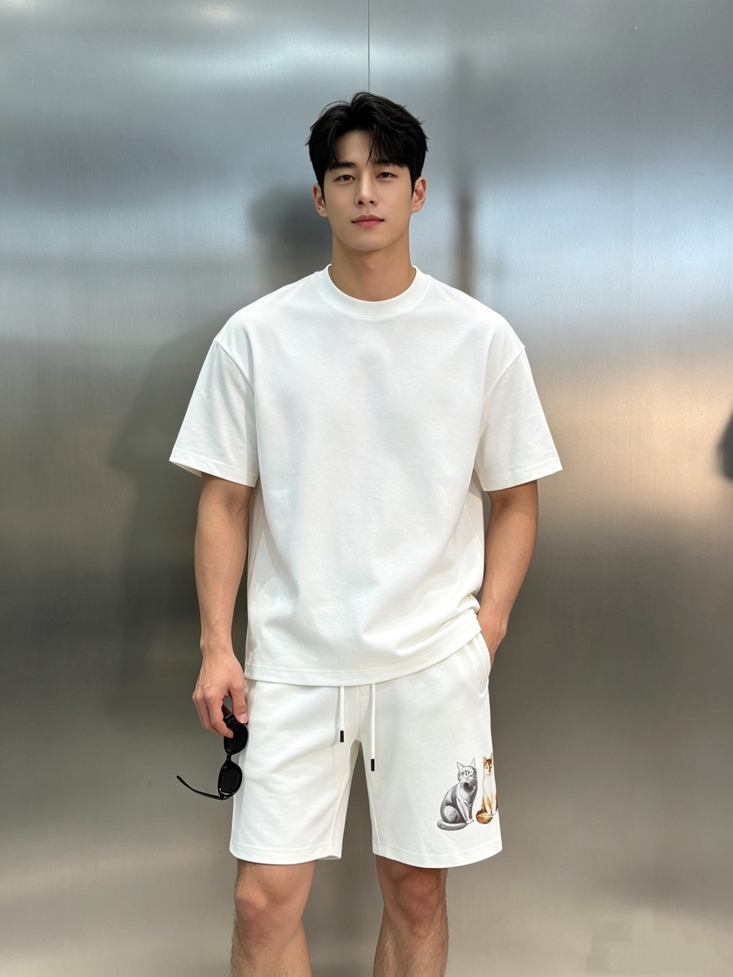 NO:947654,Givench*Givenchy's new three-quarter shorts. The cat on the chest and the small signature Givenchy logo are processed by high-temperature heat transfer. It is made of high-end nylon fabric. It is a metal wire fabric. It has anti-wrinkle and wear-resistant properties. It is moisture-absorbent and breathable!  High-end and quality!  Soft and comfortable after soaking in water!  !  The drawstring can be used to adjust the elasticity of your body to create a natural and slim fit, making you energetic and youthful!  !  The upper body of the pants is particularly slim and tolerant. It has all three standards. It is comfortable and soft. It is wide and stylish!  Color Black. White. Dark blue. Size M-3XL/29-36 Fitted version (S and 4XL can be customized)/145 catties Recommended L,,givenchy,givenchy,shorts,19860909Givench*纪梵希新款五分短裤.胸前猫咪和小号签名式Givenchy logo高温烫画工艺. 采用高端锦棉面料.属于金属丝面料.具有防皱耐磨特性.吸湿和透气性！高档有质感！ 水冼后柔软舒适！！抽绳松紧调节自然修身得体,活力青春！！其裤上身特别修整身型,包容性强.三标齐.舒适柔软.挺阔有型！颜色黑色.白色.深蓝.码数M-3XL/29-36合身版型（S和4XL可定做）/145斤建议L,,givenchy,givenchy,shorts,,Men's clothing