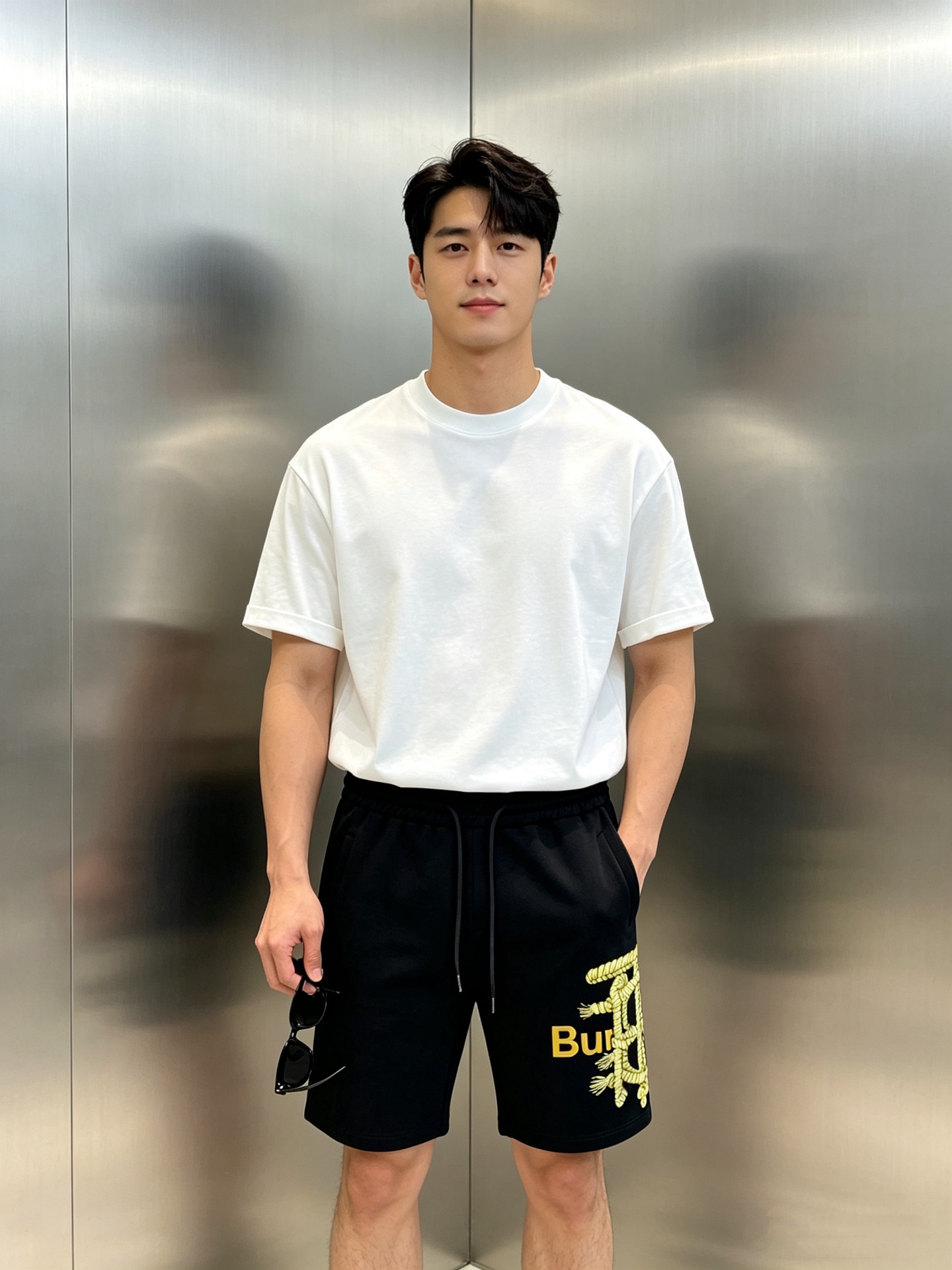 NO:937422,BBR* Burberry’s hot style is here!  New style casual shorts. Same style for men and women!  Three-dimensional sideways seamless design!  Classic brand letter graphics with contrasting colors!  Strong sense of fashion!  Imported high-end nylon fabric. It feels comfortable and breathable. The original hardware is full of texture. It has a strong sense of luxury!  The overall vision is simple but not monotonous. Full of high-end feeling!  The three-dimensional cutting technology is not picky!  Color Black. White. Dark blue. Size M-3XL/29-36 Fitted version (S and 4XL can be customized)/140 catties Recommended L,, burberry, shorts,19860909BBR*巴宝莉爆款来了！新款休闲五分短裤.男女同款！立体侧身无缝设计！经典品牌字母图形撞色搭配！时尚感强！进口高端锦棉面料.手感舒适透气.原厂五金质感满满.高级感强！整体视觉简单而不单调.满满高级感！立体裁剪工艺版型不挑人！颜色黑色.白色.深蓝.码数M-3XL/29-36合身版型（S和4XL可定做）/140斤建议L,,burberry,shorts,,Men's clothing