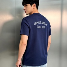 EmPorio Armani EA新款莫代尔圆领T恤。意式轻奢男士日常刚需短袖,正反面设计高级耐看!甄选高支莫代尔混纺面 EmPorio Armani EA新款莫代尔圆领T恤。意式轻奢男士日常刚需短袖,正反面设计高级耐看!甄选高支莫代尔混纺面
