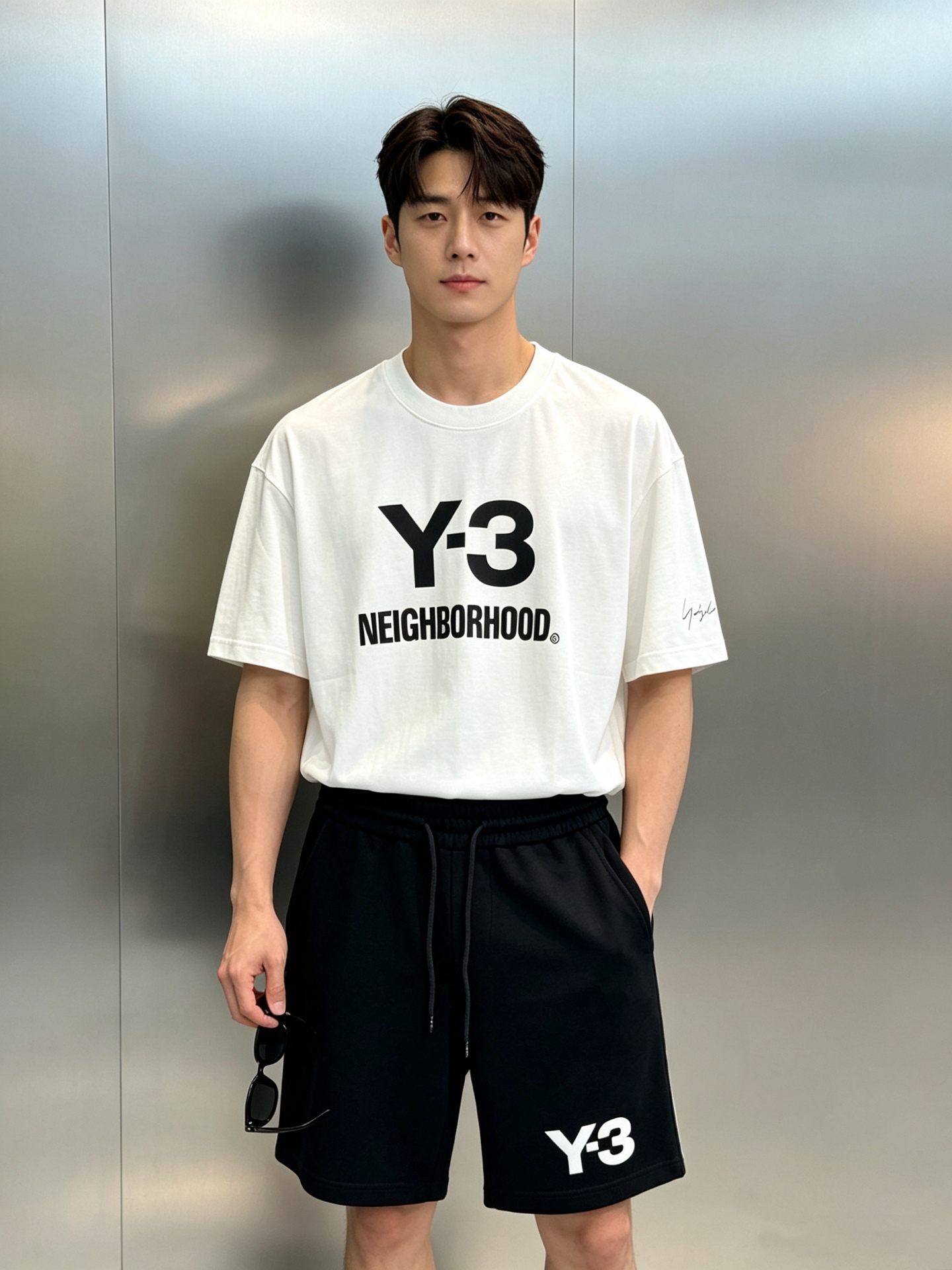 NO:949516,Tops, pants Y-3*Yoji Yamamoto's 'Super High-Quality' new sports Tencel five-point shorts are the same for men and women! Casual sports style. Y3's new series cleverly integrates striped webbing into sportswear design, creating a series of retro-style sports-style items. Highlighting exquisite style. Imported high-gram weight 100% Tencel cotton fabrics are selected and feel thick and dense! Color black. White. Size M-3XL (S can be customized) Slightly loose version/pound recommended L,, shorts,19860909上衣 ,裤子 Y-3*山本耀司超高品”新款运动天丝五分短裤男女同款！休闲运动风格.y3新推系列将条纹织带巧妙融入运动装设计,塑就一系列充满复古风情的运动风单品.彰显精致格调.优选进口高克重百分百天丝棉面料且手感厚实绵密！颜色黑色.白色.码数M-3XL（S可订做）微宽松版型/斤建议L,,shorts,,Men's clothing