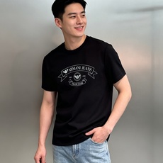 Armani Jeans阿玛尼新款莫代尔圆领T恤。意式轻奢男士日常刚需短袖,正反面设计高级耐看!甄选高支莫代尔混纺面料, Armani Jeans阿玛尼新款莫代尔圆领T恤。意式轻奢男士日常刚需短袖,正反面设计高级耐看!甄选高支莫代尔混纺面料,
