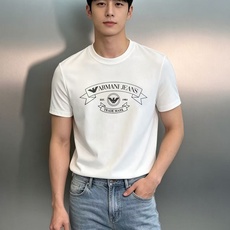 Armani Jeans阿玛尼新款莫代尔圆领T恤。意式轻奢男士日常刚需短袖,正反面设计高级耐看!甄选高支莫代尔混纺面料, Armani Jeans阿玛尼新款莫代尔圆领T恤。意式轻奢男士日常刚需短袖,正反面设计高级耐看!甄选高支莫代尔混纺面料,