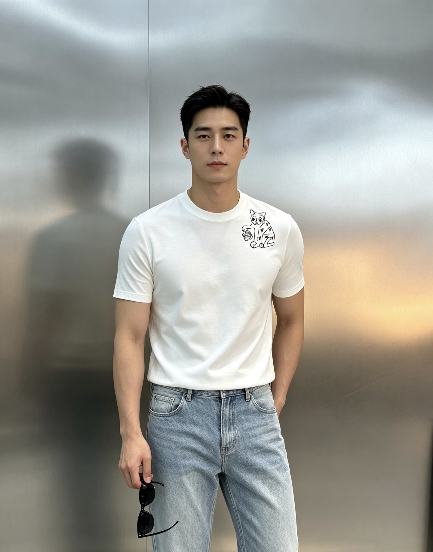 LOEWE罗意威2026春夏系列短袖T恤，原单推荐❤️胸前Lucky Cat和Anagram立体刺绣超吸睛，灵感来自Lo