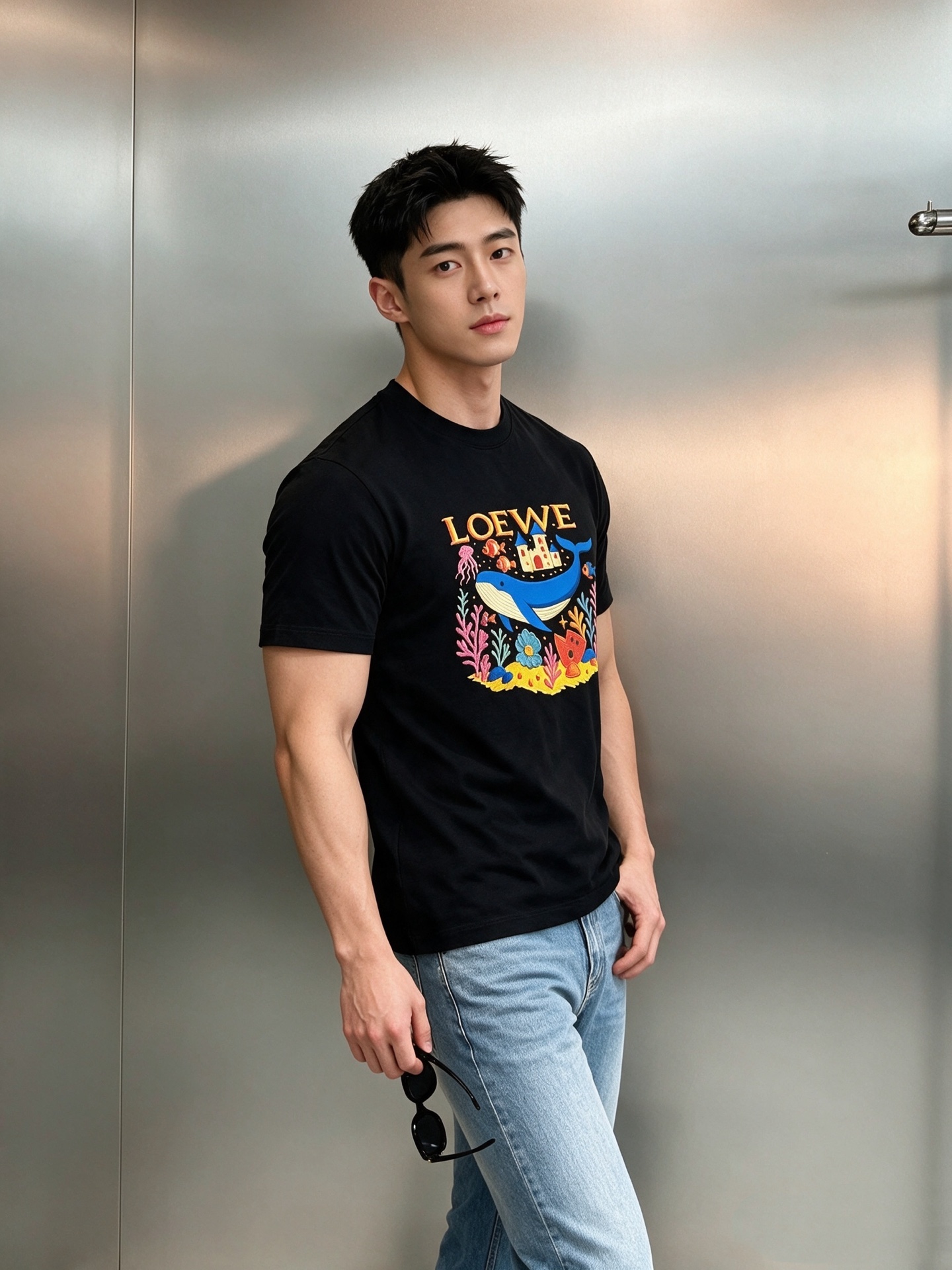 LOEWE罗意威海底世界丝光棉短袖T恤,将品牌的艺术基因与童趣美学融为一体。精选高支丝光棉,经过多道工艺处理,触感丝滑细 LOEWE罗意威海底世界丝光棉短袖T恤,将品牌的艺术基因与童趣美学融为一体。精选高支丝光棉,经过多道工艺处理,触感丝滑细