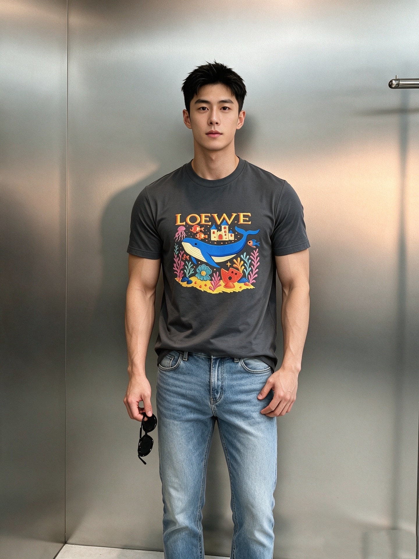 LOEWE罗意威海底世界丝光棉短袖T恤,将品牌的艺术基因与童趣美学融为一体。精选高支丝光棉,经过多道工艺处理,触感丝滑细 LOEWE罗意威海底世界丝光棉短袖T恤,将品牌的艺术基因与童趣美学融为一体。精选高支丝光棉,经过多道工艺处理,触感丝滑细