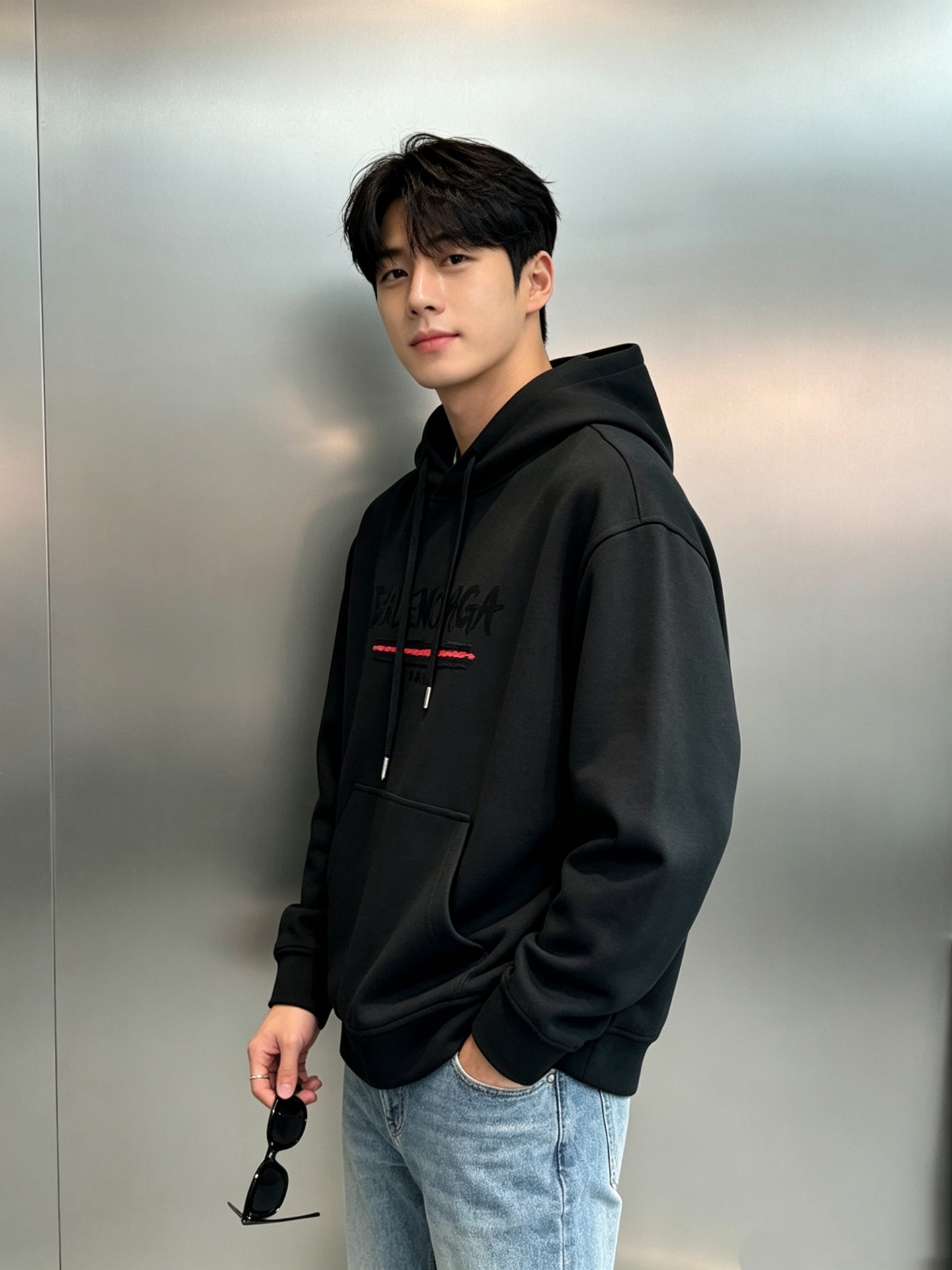 BALENCIAGA巴黎世家新品秋冬刚需连帽卫衣.男女同款❤️ 甄选高配比棉莫混纺面料，融合棉的挺括与莫代尔的丝滑软糯，