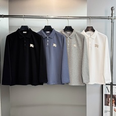 Burberry巴宝莉商务休闲男生秋季轻奢Polo|质感直接拉满!秋天男士衣橱少不了一件高品质长袖Polo。重磅双丝光珠 Burberry巴宝莉商务休闲男生秋季轻奢Polo|质感直接拉满!秋天男士衣橱少不了一件高品质长袖Polo。重磅双丝光珠