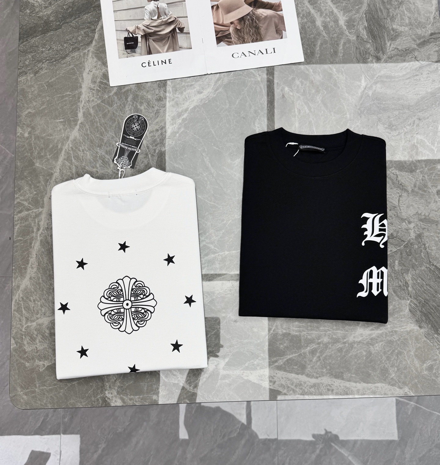 Chrome Hearts克罗心秋冬长袖｜暗黑高街格调！潮牌男女同款❤️ 暗黑系天花板，克罗心十字长袖太帅了！高街玩家不
