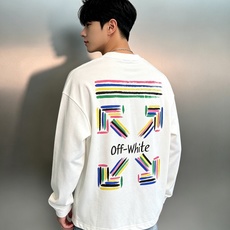 男生秋日本命长袖|Off‑White涂鸦箭头太有格调❤️男女同款!谁能拒绝一件艺术感拉满的潮牌长袖!经典箭头符号,彩色蜡 男生秋日本命长袖|Off‑White涂鸦箭头太有格调❤️男女同款!谁能拒绝一件艺术感拉满的潮牌长袖!经典箭头符号,彩色蜡