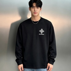 潮人秋季氛围感长袖|LV荆棘刺绣太有腔调。男女同款❤️谁懂这件长袖的高级感!把轻奢和街头感平衡得刚刚好。重磅纯棉面料,触 潮人秋季氛围感长袖|LV荆棘刺绣太有腔调。男女同款❤️谁懂这件长袖的高级感!把轻奢和街头感平衡得刚刚好。重磅纯棉面料,触