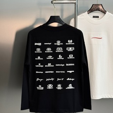 Balenciaga巴黎世家秋季长袖上新|潮人衣橱的氛围感刚需.男女同款❤️宽松微扩剪裁弱化身材拘束,甄选重磅亲肤面料, Balenciaga巴黎世家秋季长袖上新|潮人衣橱的氛围感刚需.男女同款❤️宽松微扩剪裁弱化身材拘束,甄选重磅亲肤面料,