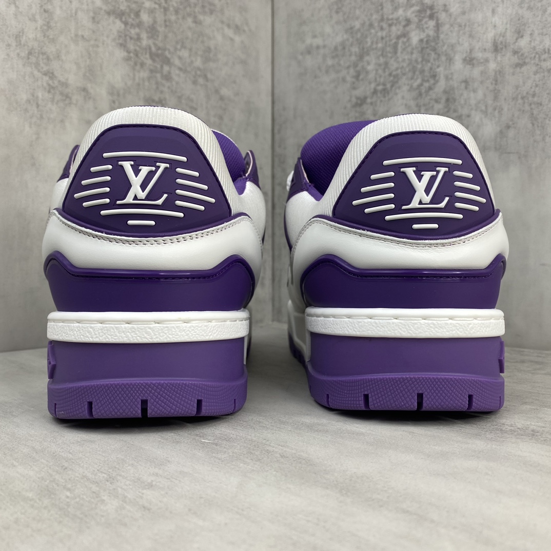 Louis Vuitton 新款上架 Louis*Vuitton* 24SS走秀款 胖丁Trainer 面包鞋 滑板鞋 休闲 运动鞋 DIY串珠Loui* vuitto* 2024年男装春夏走秀款
