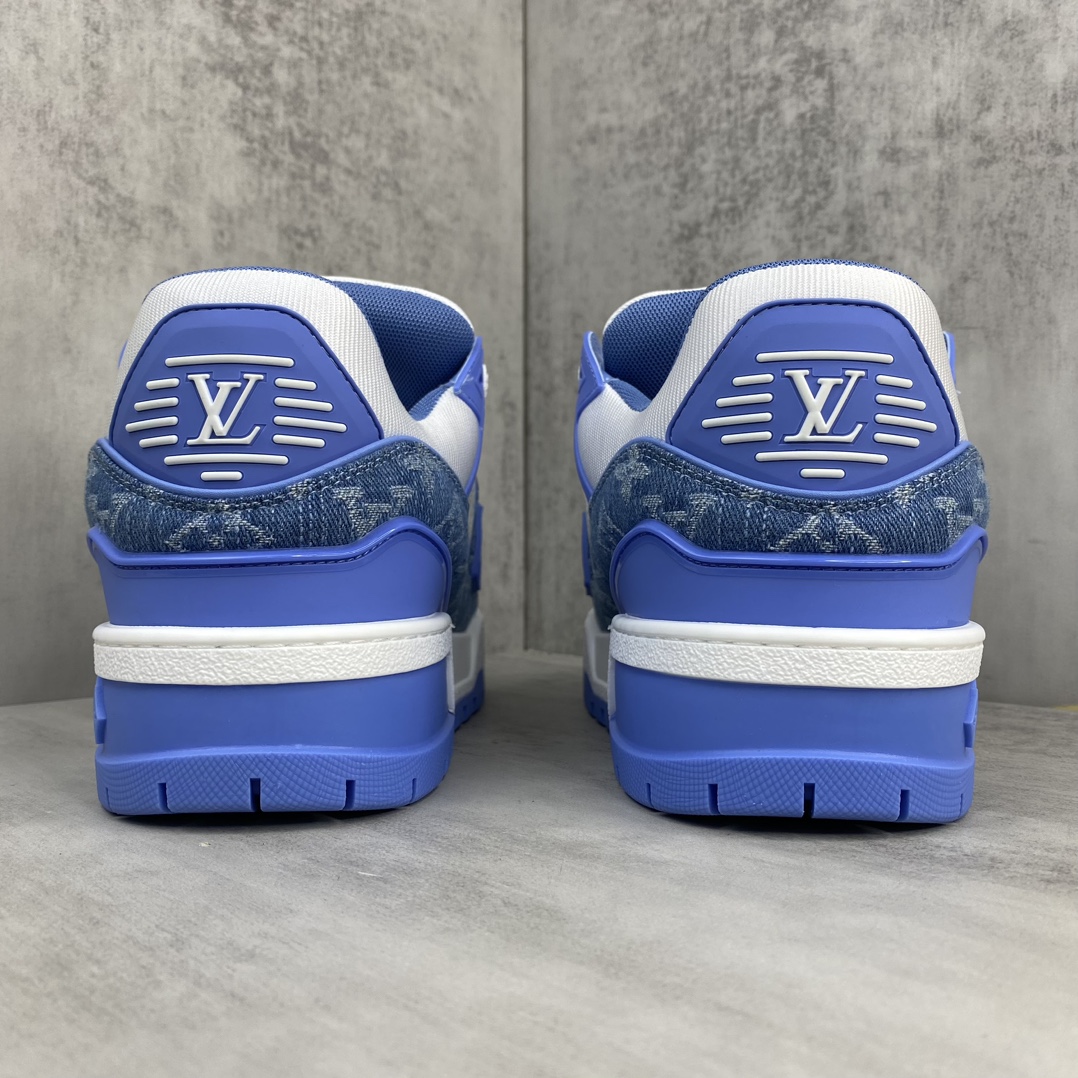 Louis Vuitton 新款上架 Louis*Vuitton* 24SS走秀款 胖丁Trainer 面包鞋 滑板鞋 休闲 运动鞋 DIY串珠Loui* vuitto* 2024年男装春夏走秀款