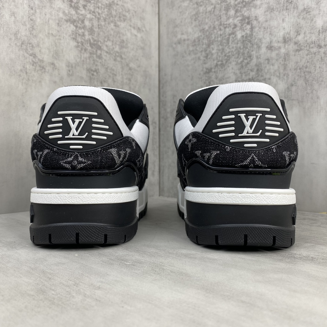 Louis Vuitton 新款上架 Louis*Vuitton* 24SS走秀款 胖丁Trainer 面包鞋 滑板鞋 休闲 运动鞋 DIY串珠Loui* vuitto* 2024年男装春夏走秀款