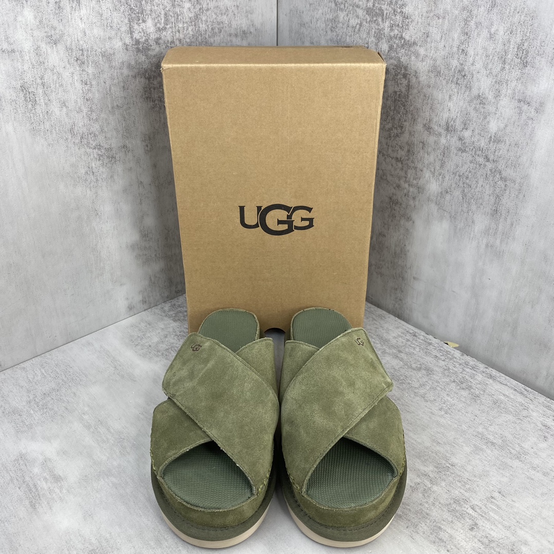 Unknown 新款上架 UGG 24ss 官网最新 推出的交叉拖鞋 多巴胺色系 活力感拉满 少女 一眼沦陷