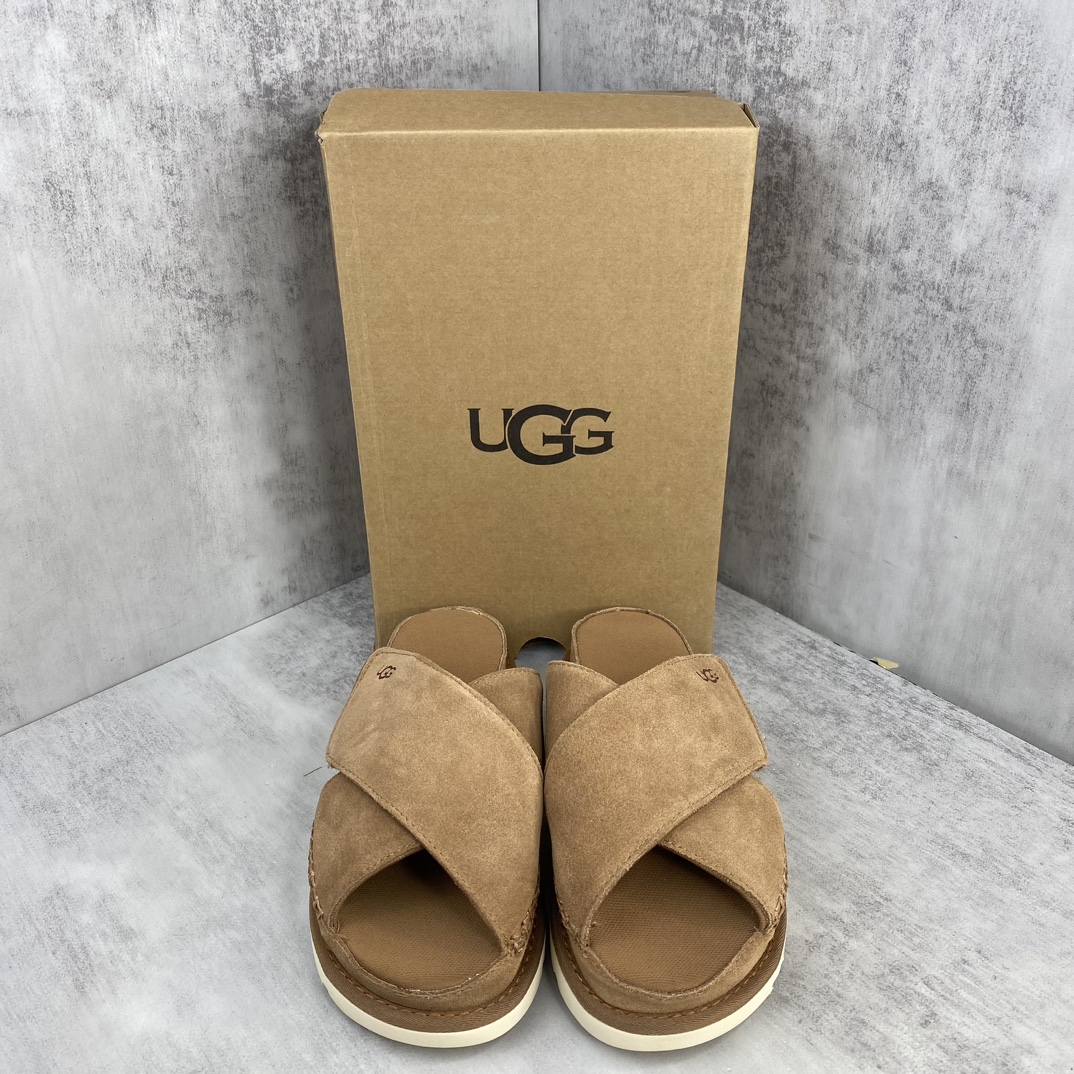 Unknown 新款上架 UGG 24ss 官网最新 推出的交叉拖鞋 多巴胺色系 活力感拉满 少女 一眼沦陷