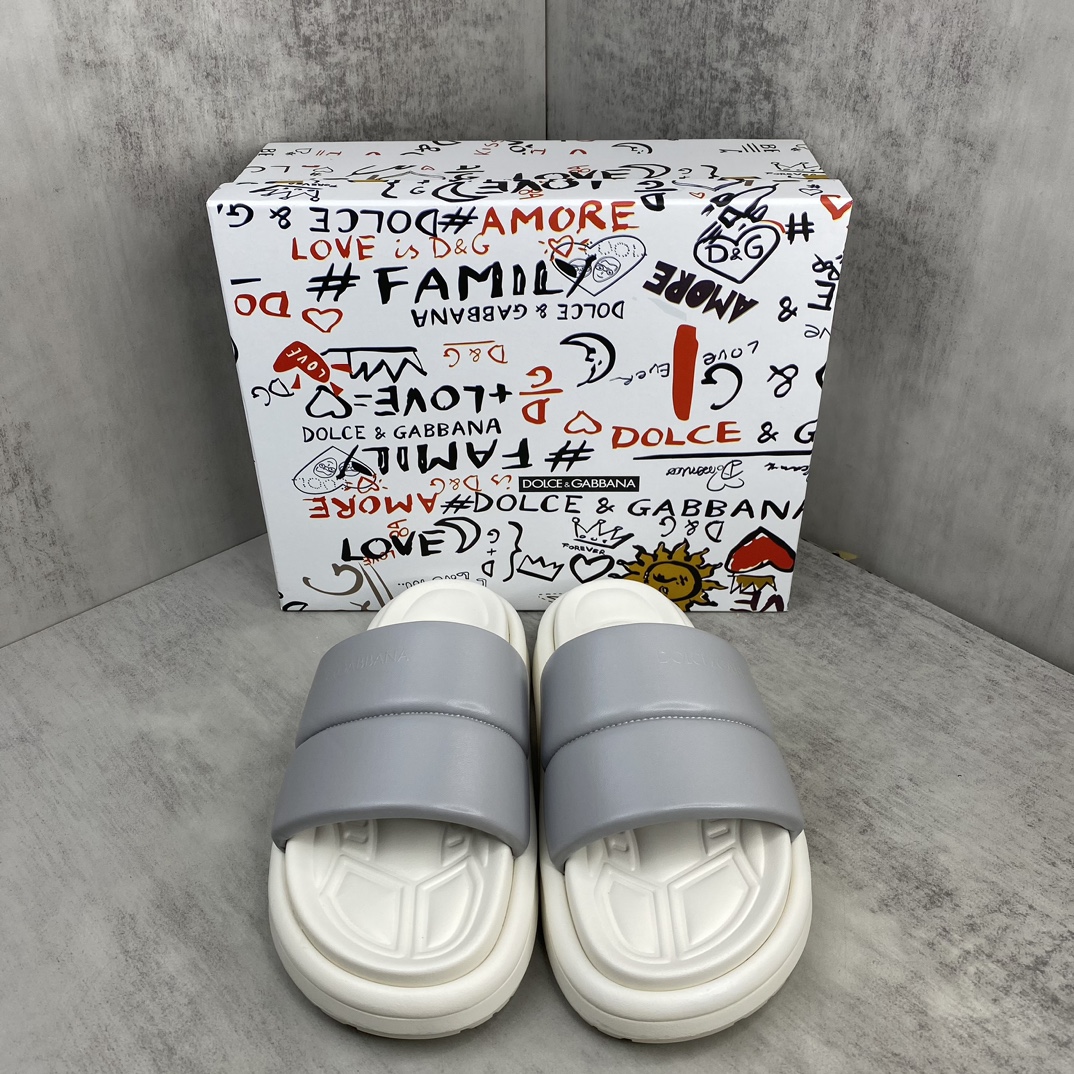 Dolce & Gabbana 新款上架 D&G 杜嘉班纳 24 ss最新交叉夏季男士拖鞋 欧洲 vip抢先购入原鞋开发 重金开发模具 完美还原zp 尺码：38-45