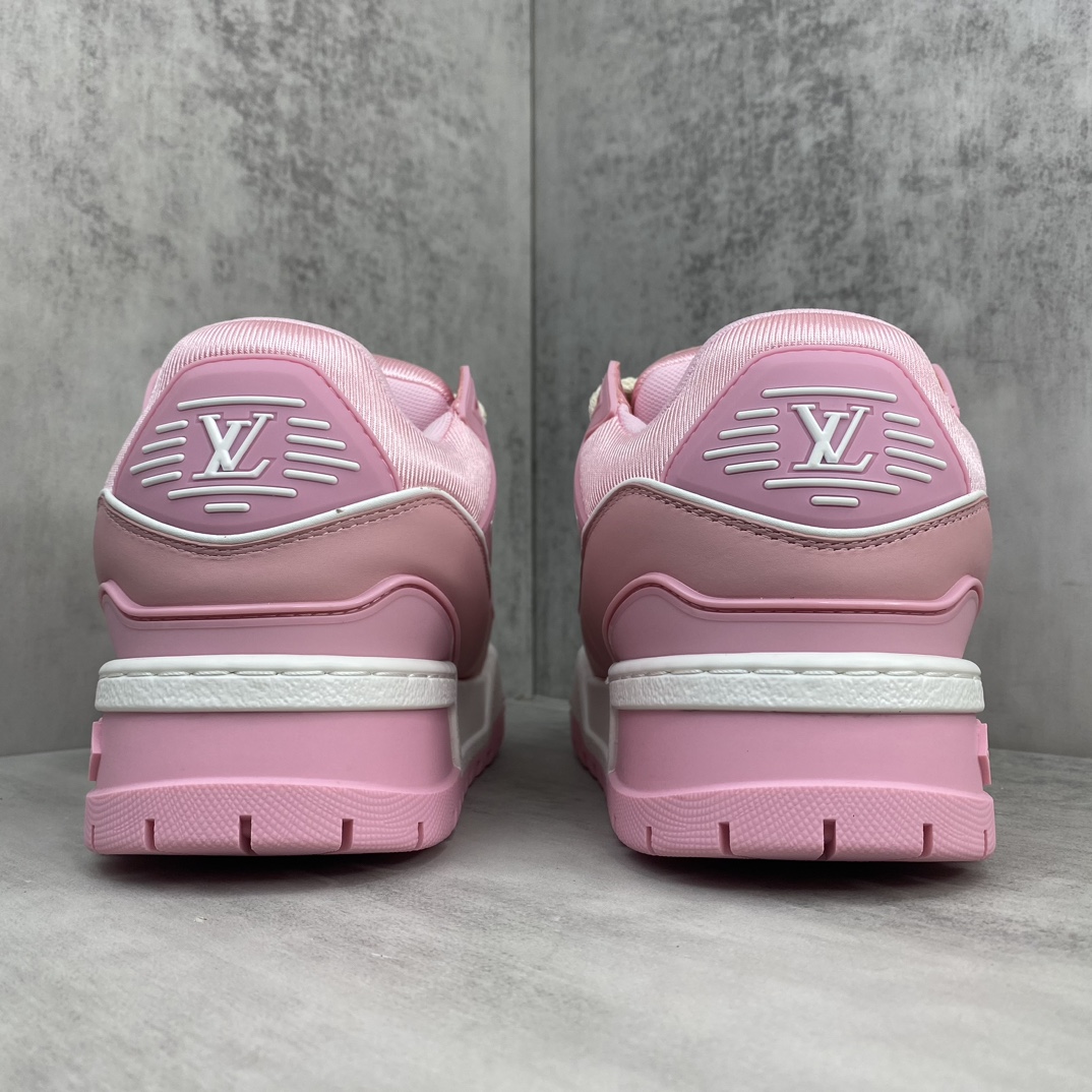 Louis Vuitton 新款上架 正确版 Louis*Vuitton* 24SS走秀款 胖丁Trainer 面包鞋 滑板鞋 休闲 运动鞋 DIY串珠Loui* vuitto* 2024年男装春夏走秀款