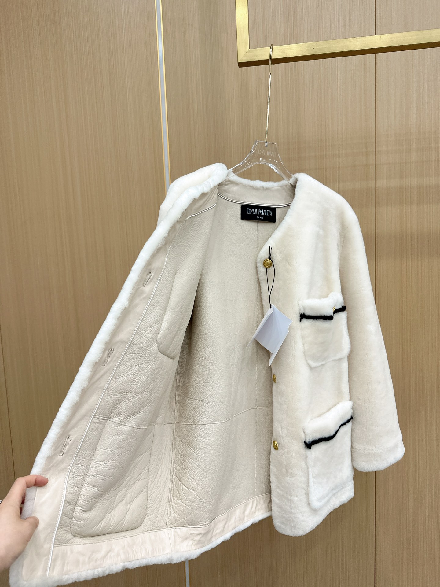 P2760 Single-rate female suit packaged Balmain/Balman 24, latest Import flat furs. 2 taels Size: sml - 图片 2